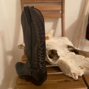 Cowboy Boots Vintage Black